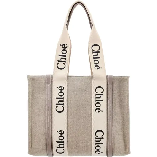 Chloé - Bags > Tote Bags - Beige - Chloé - Modalova