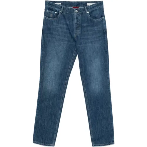 Jeans > Straight Jeans - - BRUNELLO CUCINELLI - Modalova