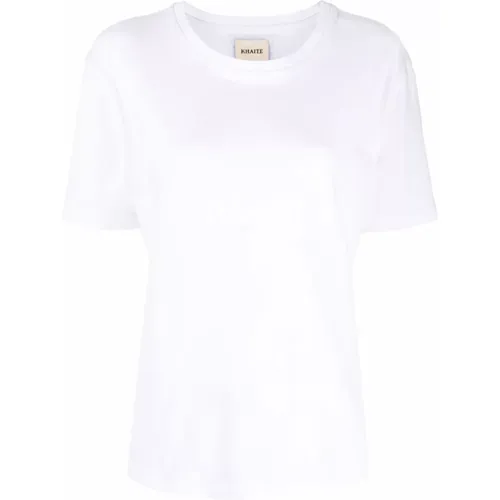 Khaite - Tops > T-Shirts - White - Khaite - Modalova