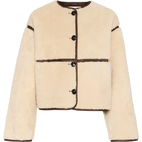 Jackets > Faux Fur & Shearling Jackets - - Soaked in Luxury - Modalova