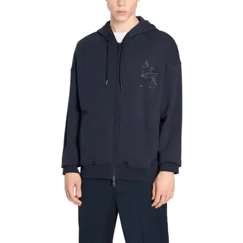 Sweatshirts & Hoodies > Zip-throughs - - Armani Exchange - Modalova