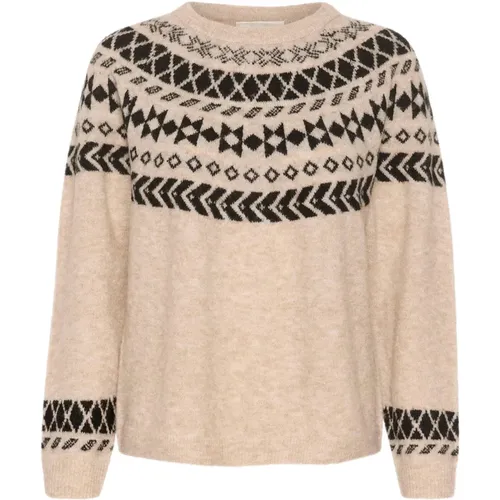 Knitwear > Round-neck Knitwear - - Cream - Modalova