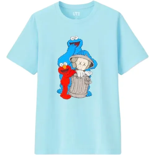 Kaws - Tops > T-Shirts - Blue - Kaws - Modalova