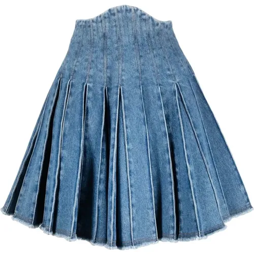 Skirts > Denim Skirts - - Balmain - Modalova
