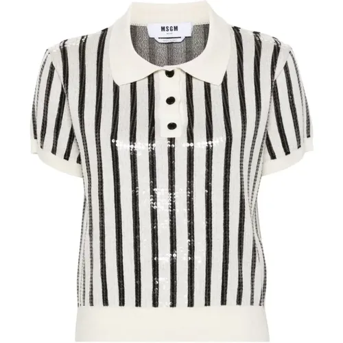 Tops > Polo Shirts - - Msgm - Modalova