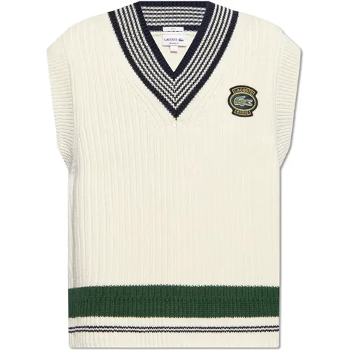 Knitwear > Sleeveless Knitwear - - Lacoste - Modalova