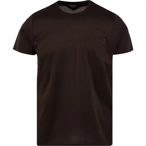 Moorer - Tops > T-Shirts - Brown - Moorer - Modalova