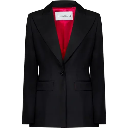 Jackets > Blazers - - Nina Ricci - Modalova