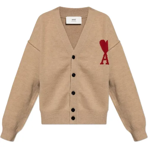 Knitwear > Cardigans - - Ami Paris - Modalova