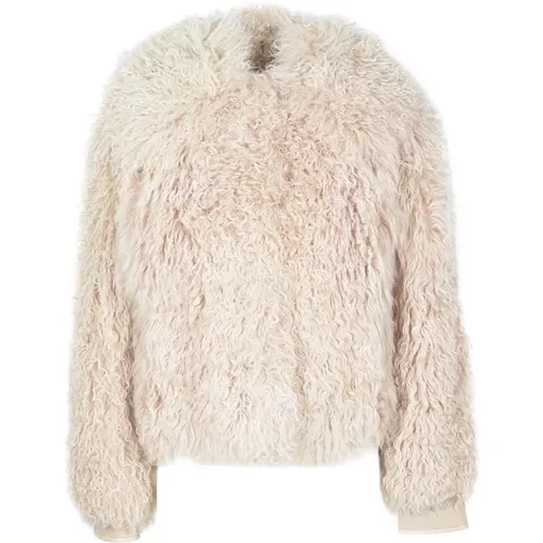 Jackets > Faux Fur & Shearling Jackets - - PATRIZIA PEPE - Modalova