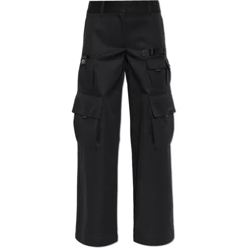 Trousers > Wide Trousers - - Off White - Modalova