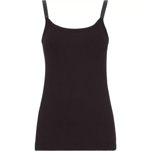 Tops > Sleeveless Tops - - BRUNELLO CUCINELLI - Modalova