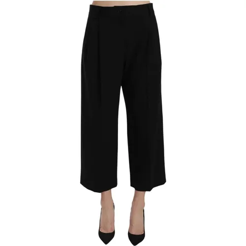 Trousers > Cropped Trousers - - Dolce & Gabbana - Modalova