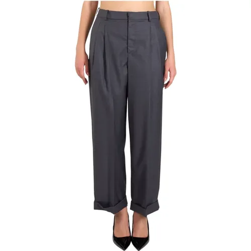 Trousers > Wide Trousers - - Elisabetta Franchi - Modalova