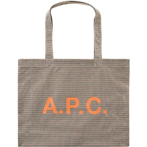 A.p.c. - Bags > Tote Bags - Beige - A.p.c. - Modalova