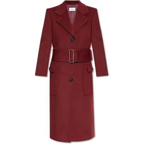 Coats > Single-Breasted Coats - - Salvatore Ferragamo - Modalova