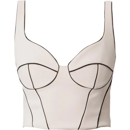 Tops > Sleeveless Tops - - Elisabetta Franchi - Modalova