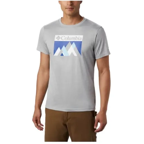 Columbia - Tops > T-Shirts - Gray - Columbia - Modalova
