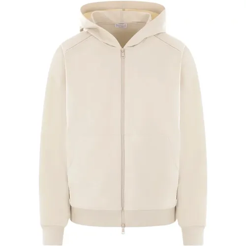 Sweatshirts & Hoodies > Zip-throughs - - BRUNELLO CUCINELLI - Modalova