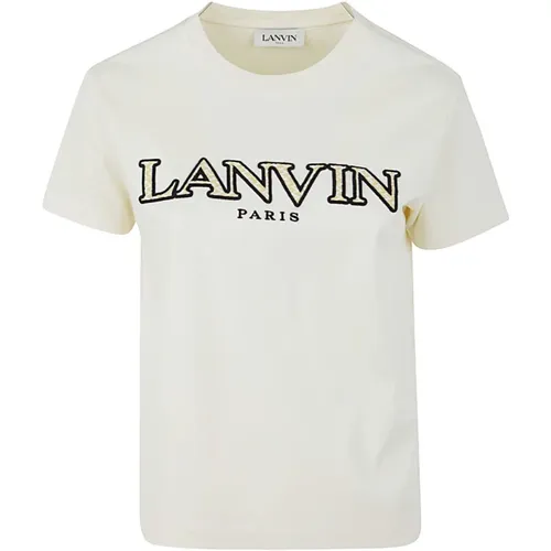 Lanvin - Tops > T-Shirts - White - Lanvin - Modalova