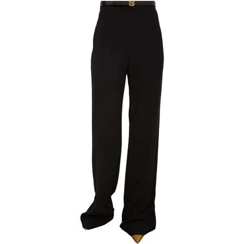 Trousers > Wide Trousers - - Elisabetta Franchi - Modalova