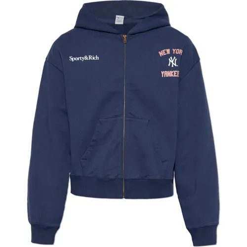 Sweatshirts & Hoodies > Zip-throughs - - Sporty & Rich - Modalova