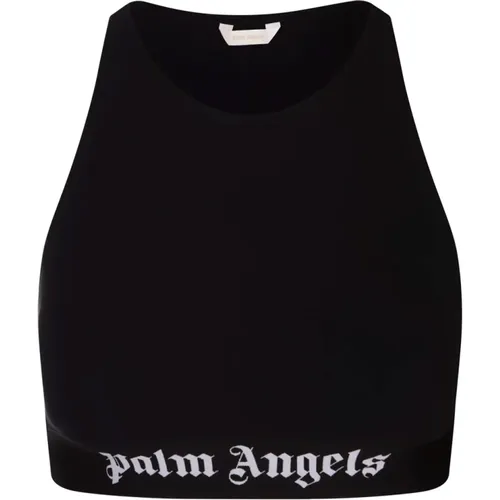 Tops > Sleeveless Tops - - Palm Angels - Modalova