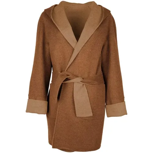 Coats > Belted Coats - - Made in Italia - Modalova