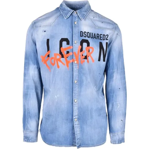 Shirts > Denim Shirts - - Dsquared2 - Modalova