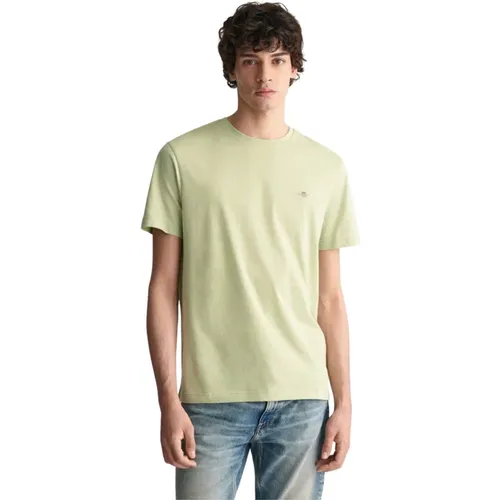 Gant - Tops > T-Shirts - Green - Gant - Modalova