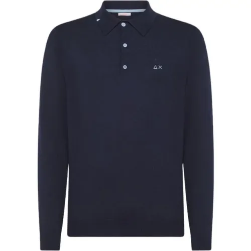 Sun68 - Tops > Polo Shirts - Blue - Sun68 - Modalova