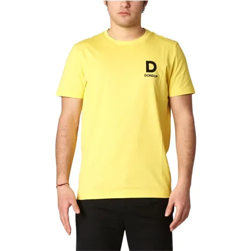 Dondup - Tops > T-Shirts - Yellow - Dondup - Modalova