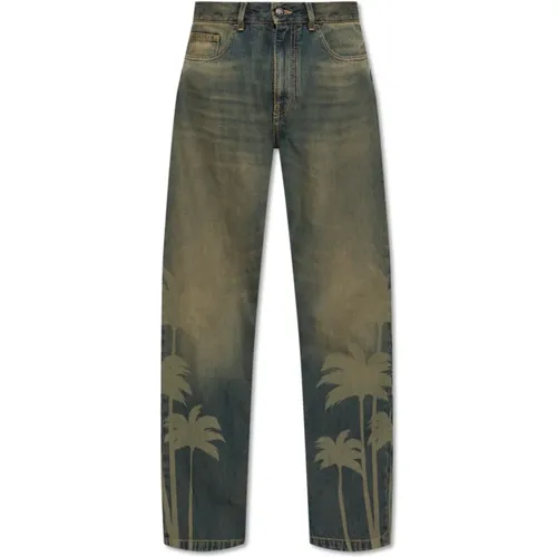 Jeans > Straight Jeans - - Palm Angels - Modalova