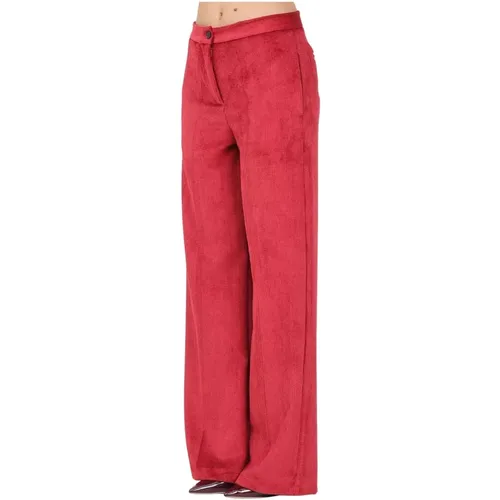 Trousers > Wide Trousers - - ViCOLO - Modalova