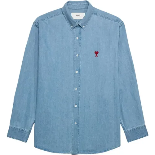 Shirts > Denim Shirts - - Ami Paris - Modalova