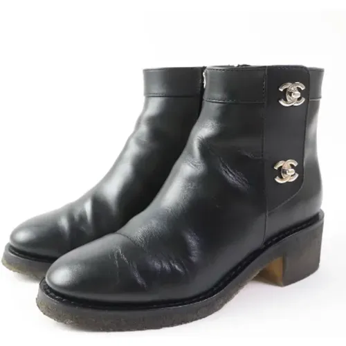 Pre-owned > Pre-owned Shoes > Pre-owned Boots - - Chanel Vintage - Modalova