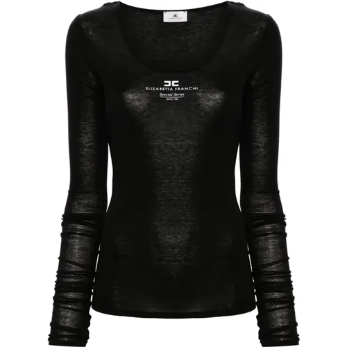 Tops > Long Sleeve Tops - - Elisabetta Franchi - Modalova