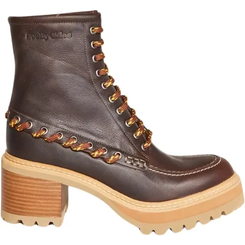Shoes > Boots > Lace-up Boots - - See by Chloé - Modalova