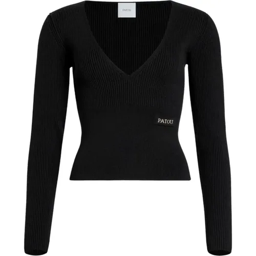 Knitwear > V-neck Knitwear - - Patou - Modalova