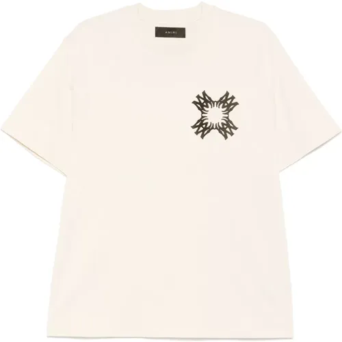 Amiri - Tops > T-Shirts - Beige - Amiri - Modalova