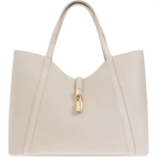 Furla - Bags > Tote Bags - Beige - Furla - Modalova