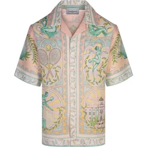 Shirts > Short Sleeve Shirts - - Casablanca - Modalova