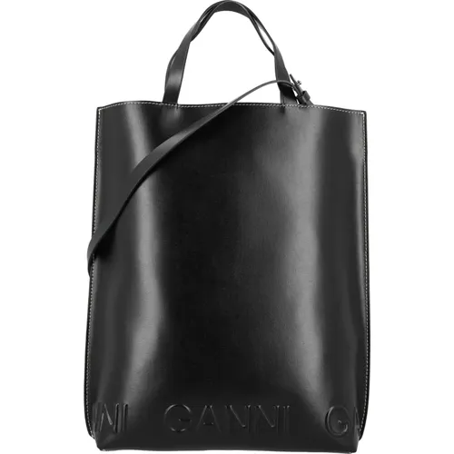 Ganni - Bags > Handbags - Black - Ganni - Modalova
