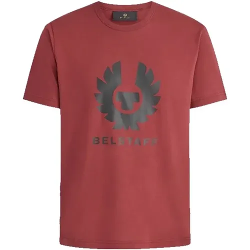 Belstaff - Tops > T-Shirts - Red - Belstaff - Modalova