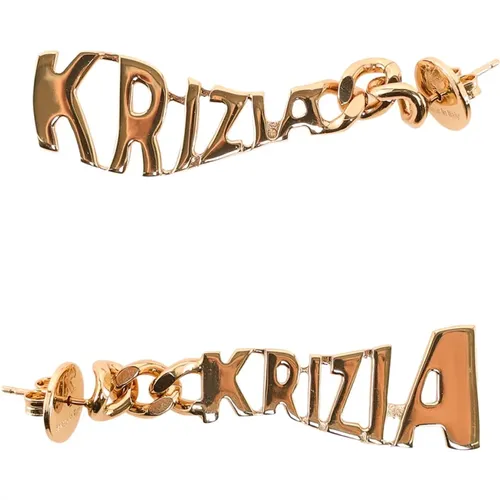 Accessories > Jewellery > Earrings - - Krizia - Modalova