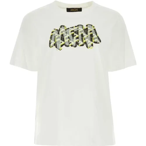 MCM - Tops > T-Shirts - White - MCM - Modalova