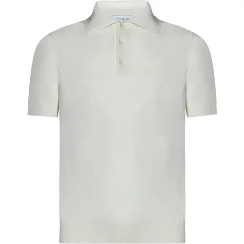Malo - Tops > Polo Shirts - White - Malo - Modalova