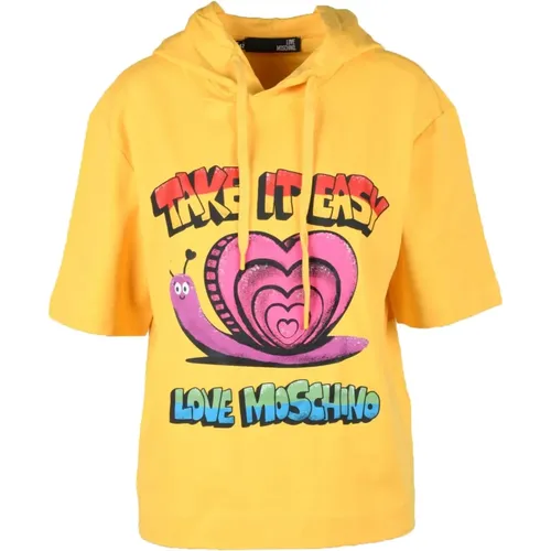 Sweatshirts & Hoodies > Hoodies - - Love Moschino - Modalova