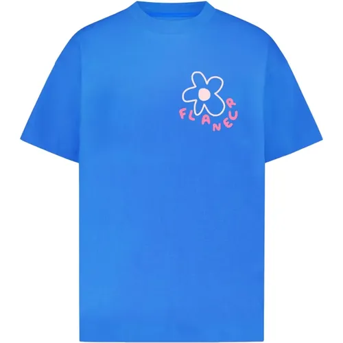 Flâneur - Tops > T-Shirts - Blue - Flâneur - Modalova