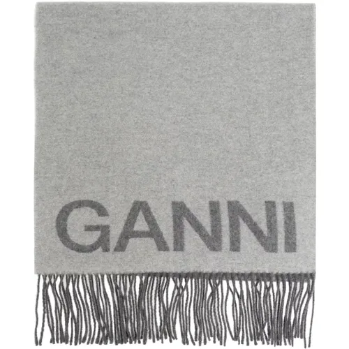 Accessories > Scarves > Winter Scarves - - Ganni - Modalova